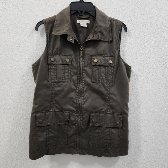 Liz Claiborne Jackets & Blazers - Liz Claiborne Womens Four Pockets Life Jacket Size M